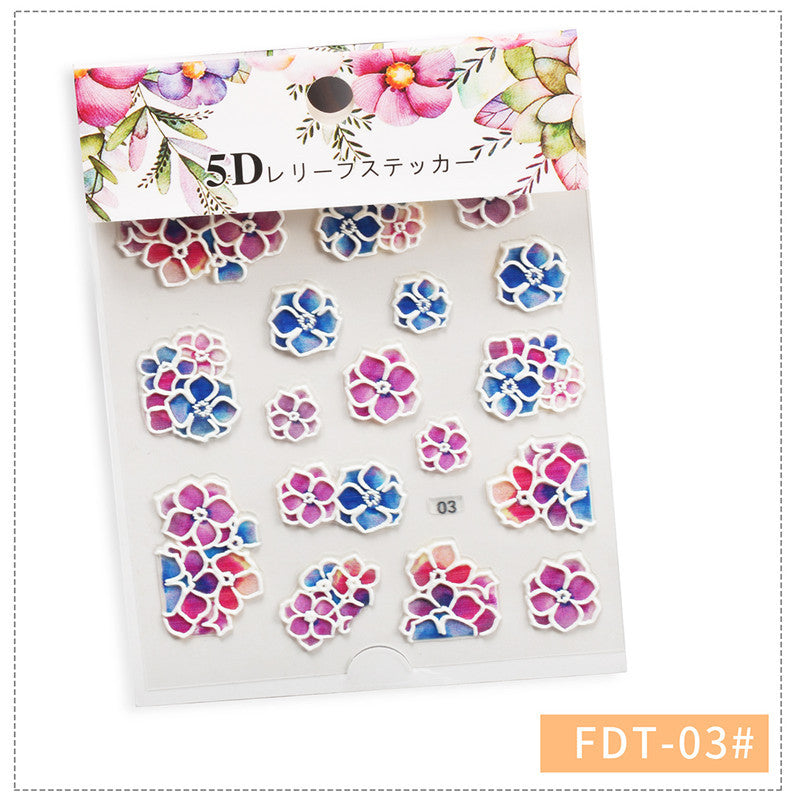 5D Nail Stickers  NSF002