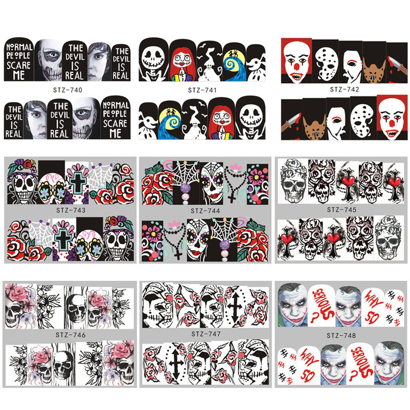 Halloween Nail Stickers YHLS015