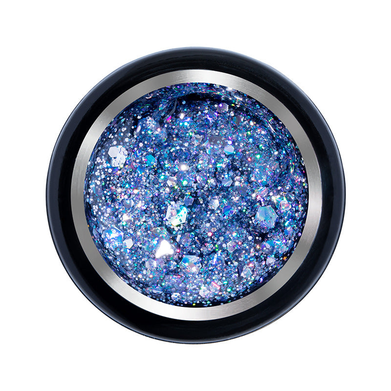 NGMB019 new sequin glue, starburst glitter nail polish