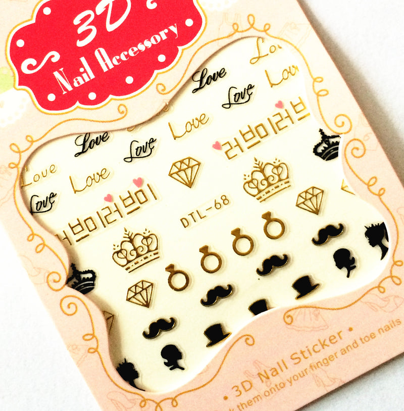 DLS Nail Stickers DLS010