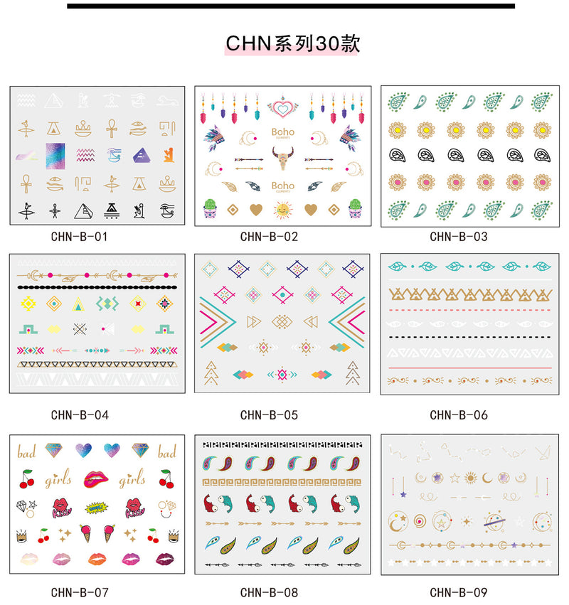 5D Nail Stickers  NSF029