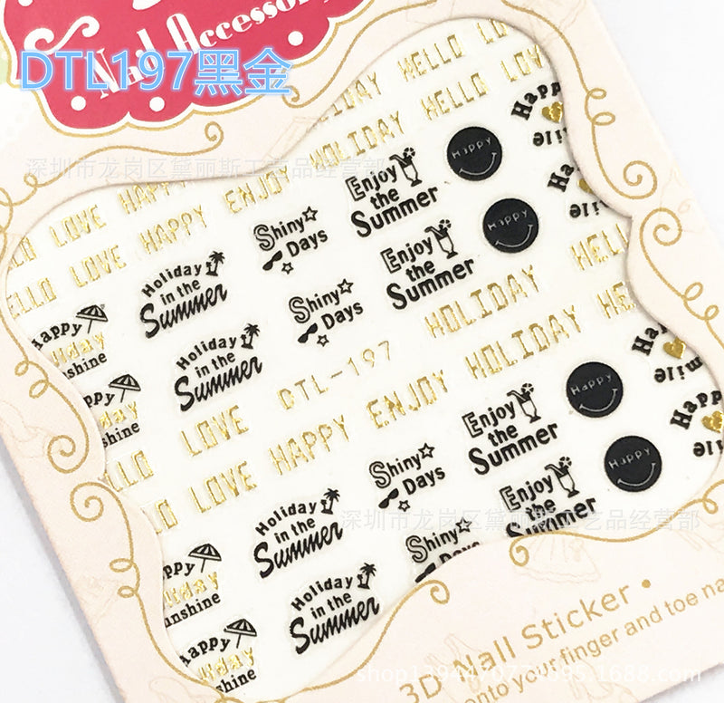 DLS Nail Stickers DLS002