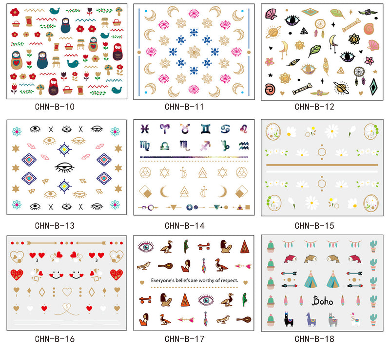 5D Nail Stickers  NSF029