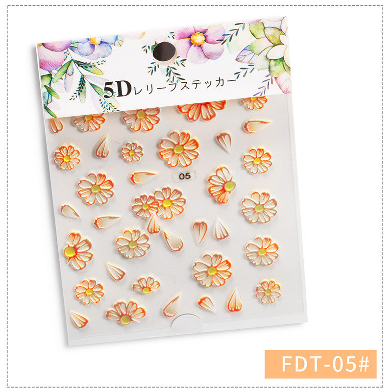 5D Nail Stickers  NSF002