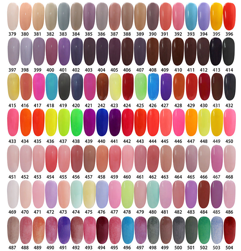 NGPF040 solid color nail polish in kilograms cans