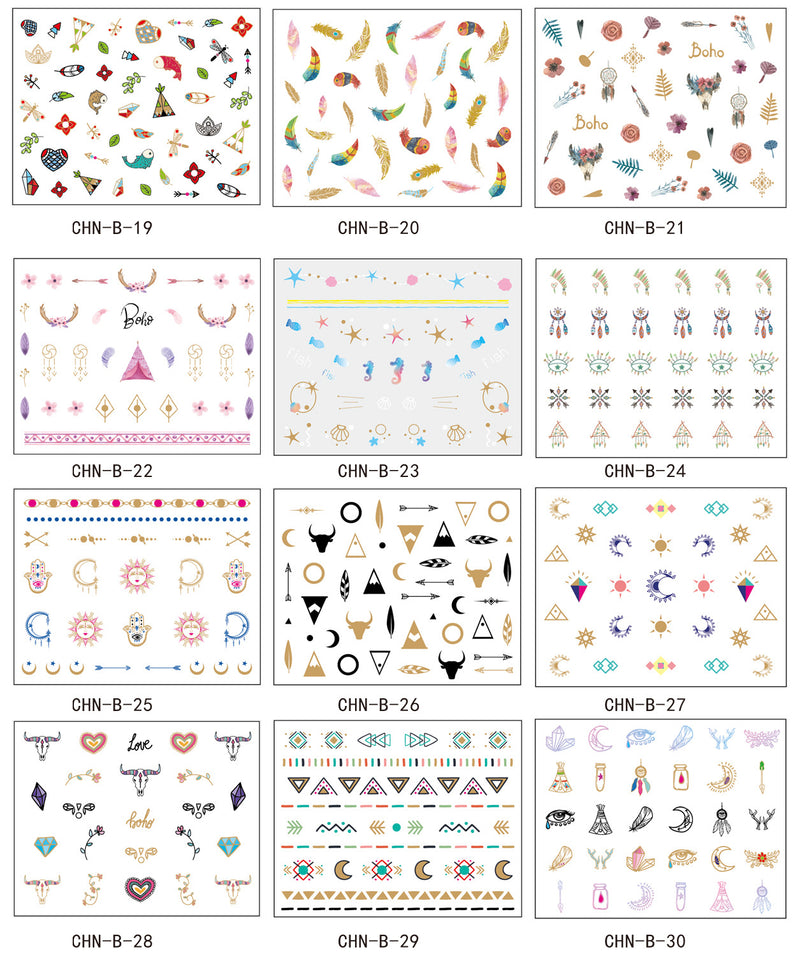 5D Nail Stickers  NSF029