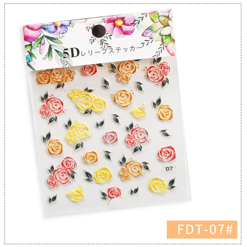 5D Nail Stickers  NSF002