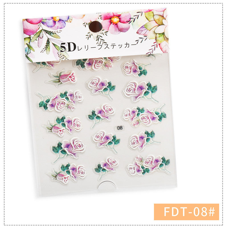 5D Nail Stickers  NSF002