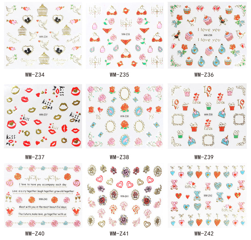 5D Nail Stickers  NSF029