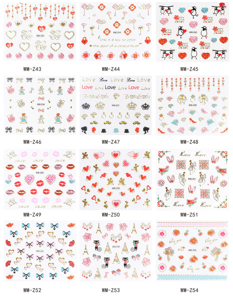 5D Nail Stickers  NSF029