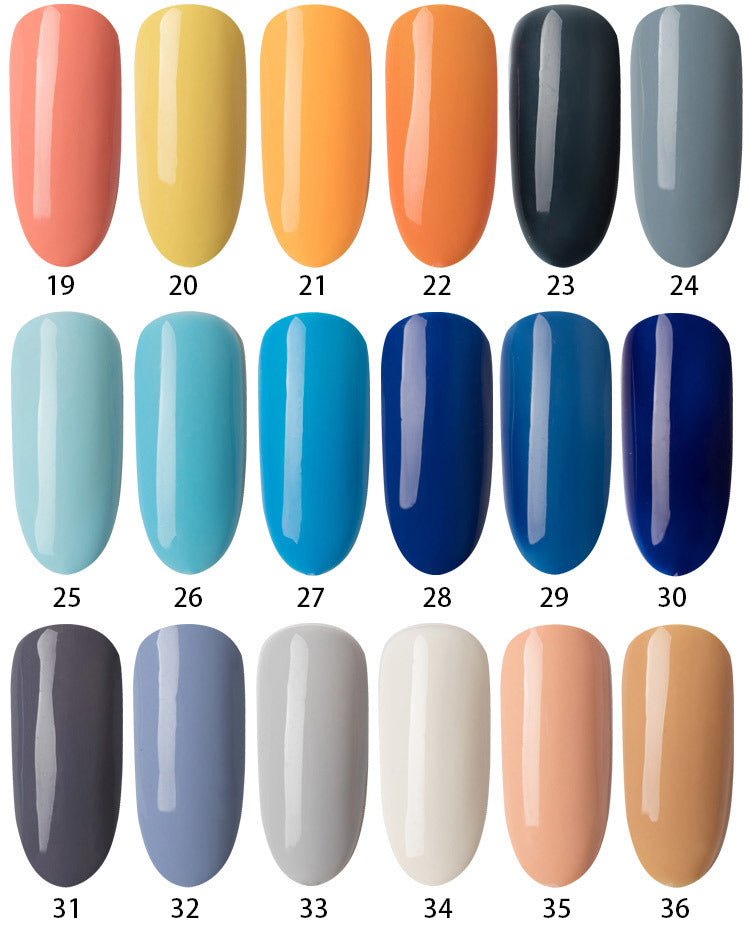 NGMB005 Pure Color Nail Polish Glue Solid Color Nail Glue 12ml