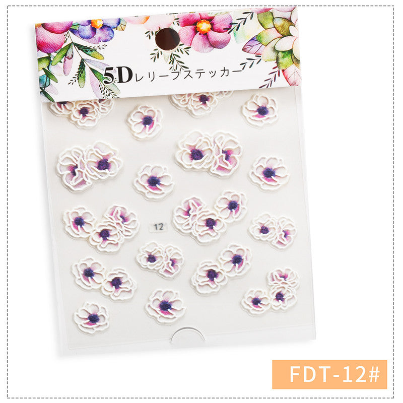 5D Nail Stickers  NSF002