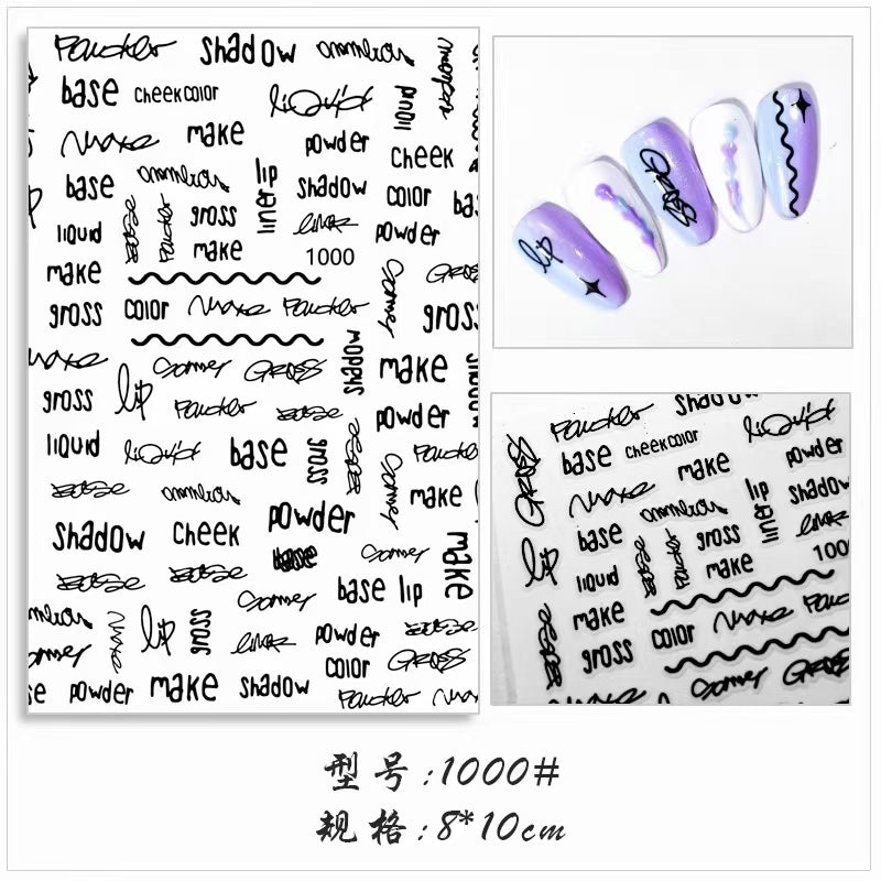 Nail Stickers NS039