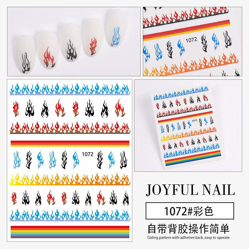 Nail stickers NS034