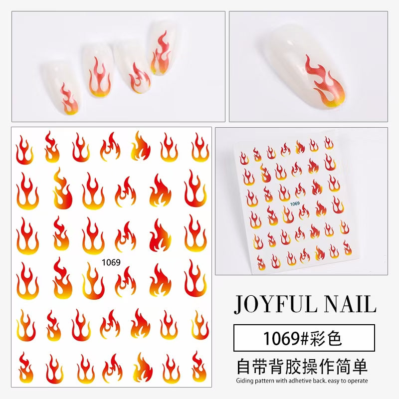 Nail stickers NS034