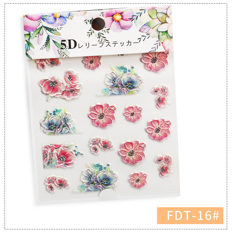 5D Nail Stickers  NSF002