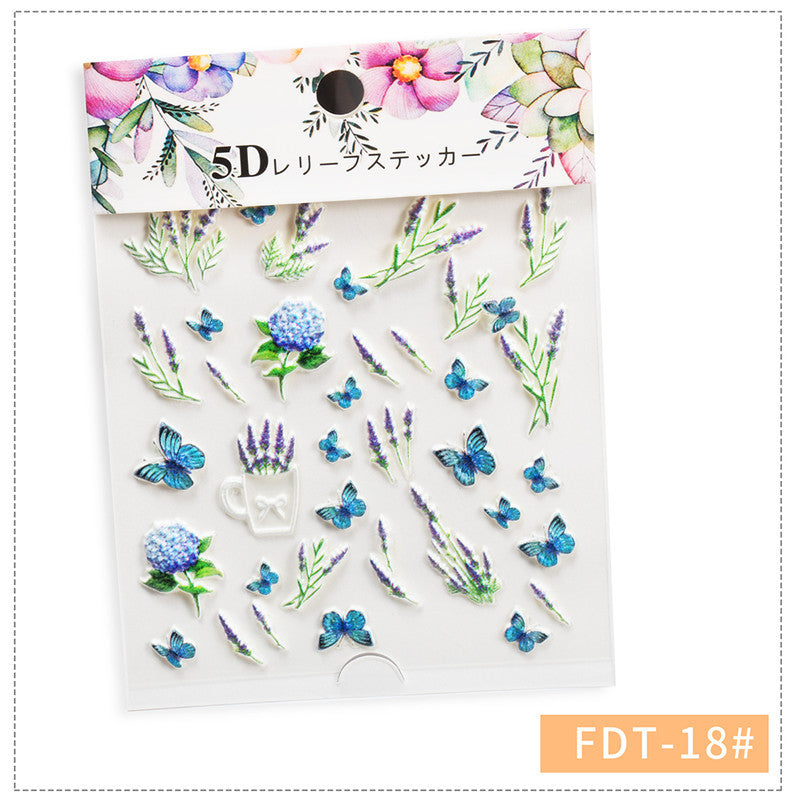 5D Nail Stickers  NSF002