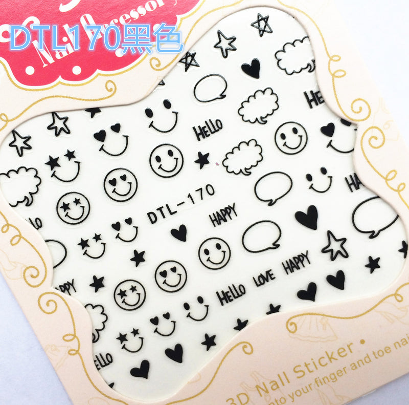 DLS Nail Stickers DLS007