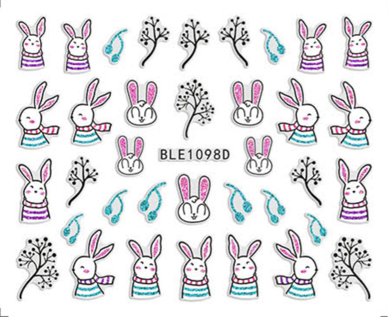 Easter Nail Stickers NSE018