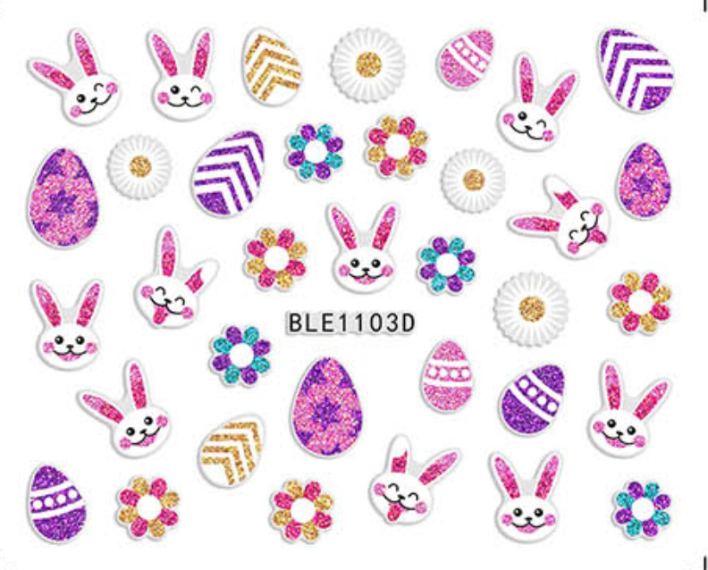 Easter Nail Stickers NSE018