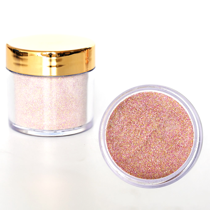 FOZ162 30g (APPROX) 1OZ EMA Acrylic Powder 130Colors 2in1 Mixed- Color Glitter Series2.2 Extension Manicure Sculpture Powder 