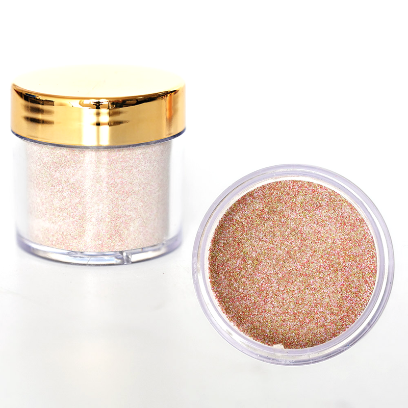 FOZ162 30g (APPROX) 1OZ EMA Acrylic Powder 130Colors 2in1 Mixed- Color Glitter Series2.2 Extension Manicure Sculpture Powder 