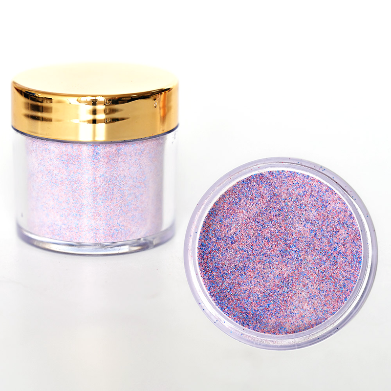 FOZ162 30g (APPROX) 1OZ EMA Acrylic Powder 130Colors 2in1 Mixed- Color Glitter Series2.2 Extension Manicure Sculpture Powder 