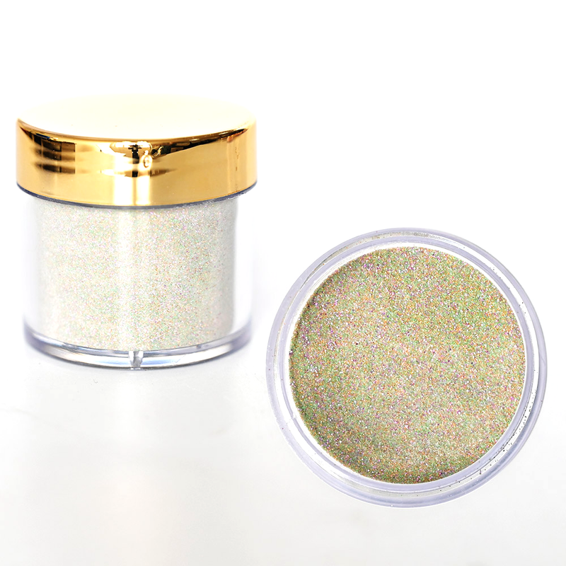 FOZ162 30g (APPROX) 1OZ EMA Acrylic Powder 130Colors 2in1 Mixed- Color Glitter Series2.2 Extension Manicure Sculpture Powder 