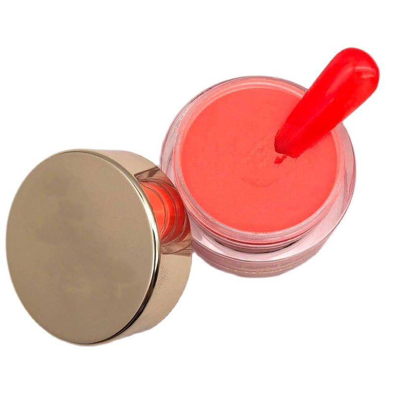 FOZ095  2022 Pop Art Princess Nude Acrylic Powder Doll Pink, Neon Green,Orange Sculpture Powder Extension Clear Nail Build Acrylics 3in1