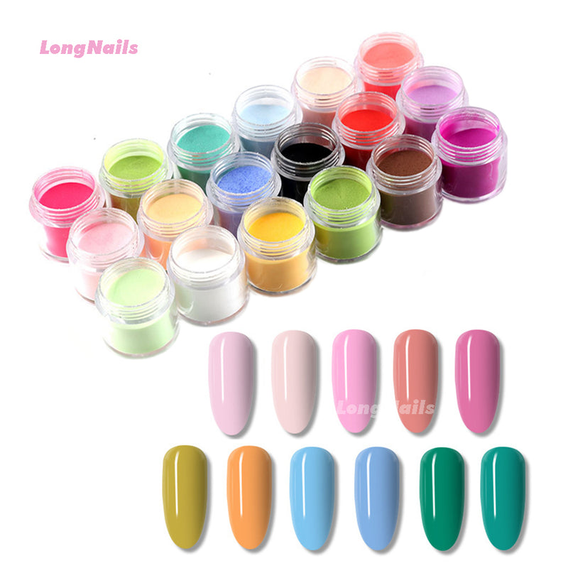 FOZ095  2022 Pop Art Princess Nude Acrylic Powder Doll Pink, Neon Green,Orange Sculpture Powder Extension Clear Nail Build Acrylics 3in1