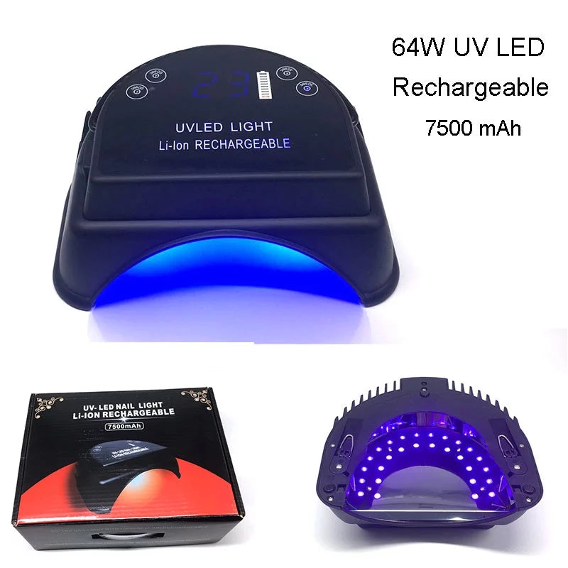 64W rechargeable Nail lamp NL032