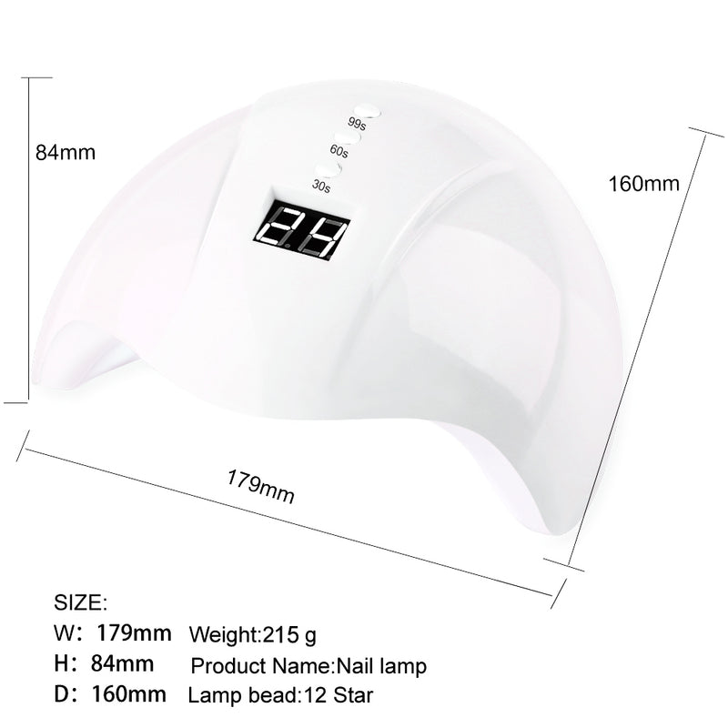 36W MINI 5A Nail Lamp NL033