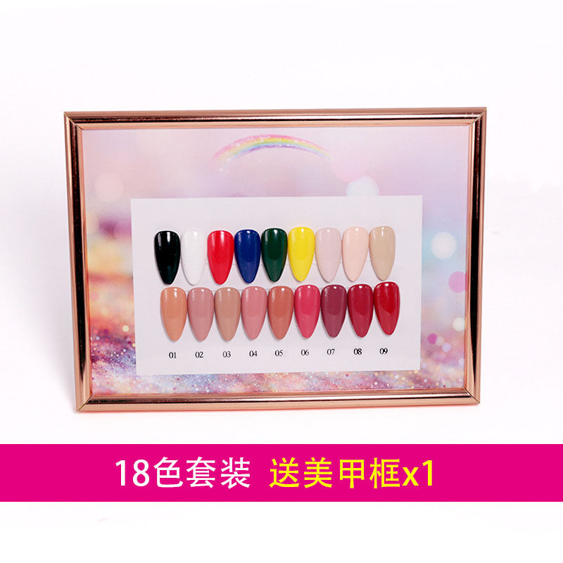 NGPF014 108 color full set of solid color Codan nail glue set