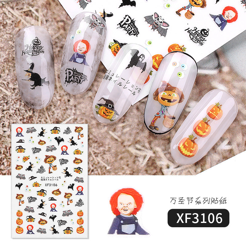 Halloween Nail Stickers YHLS020