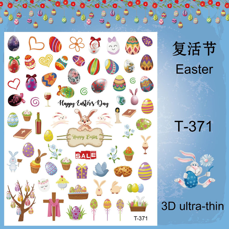 Easter Nail Stickers NSE023