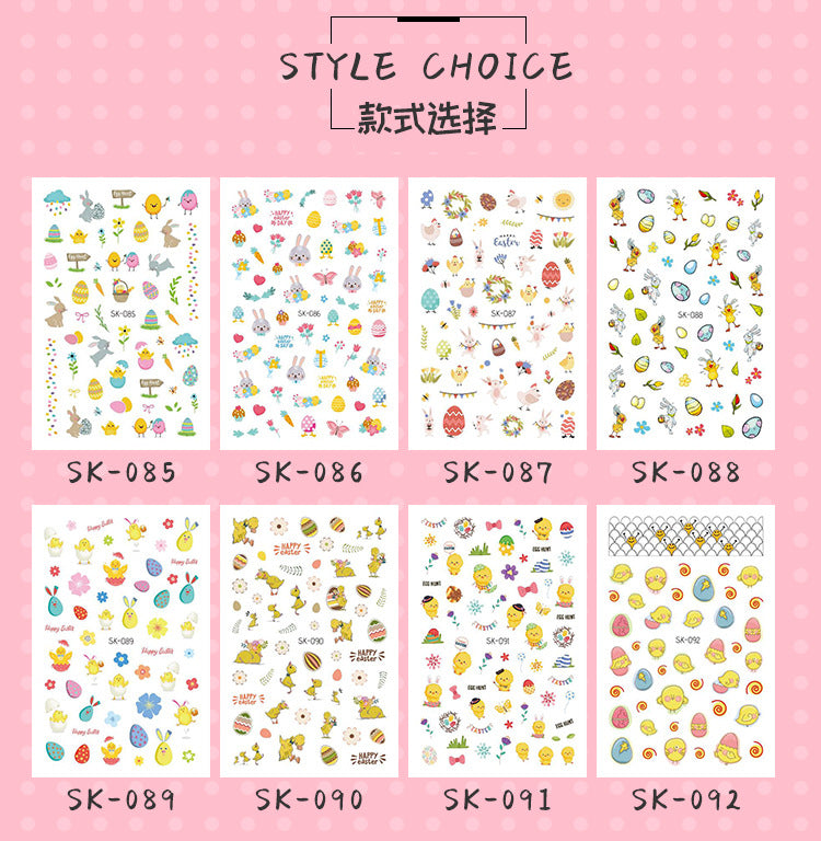 Easter Nail Stickers NSE013