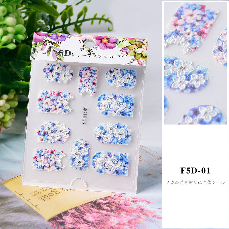 5D Nail Stickers  NSF021