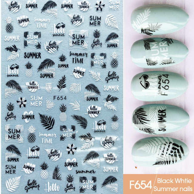 5D Nail Stickers  NSF018