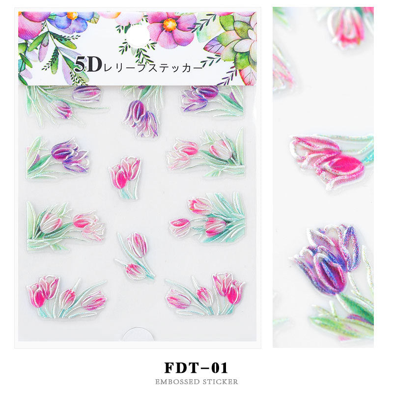 5D Nail Stickers  NSF004