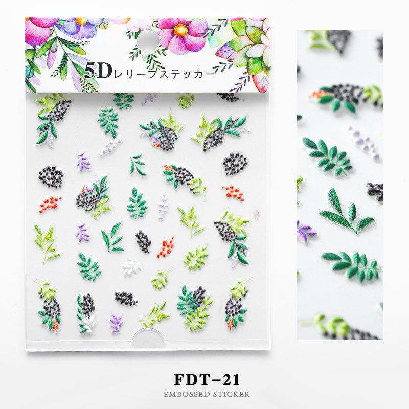 5D Nail Stickers  NSF006