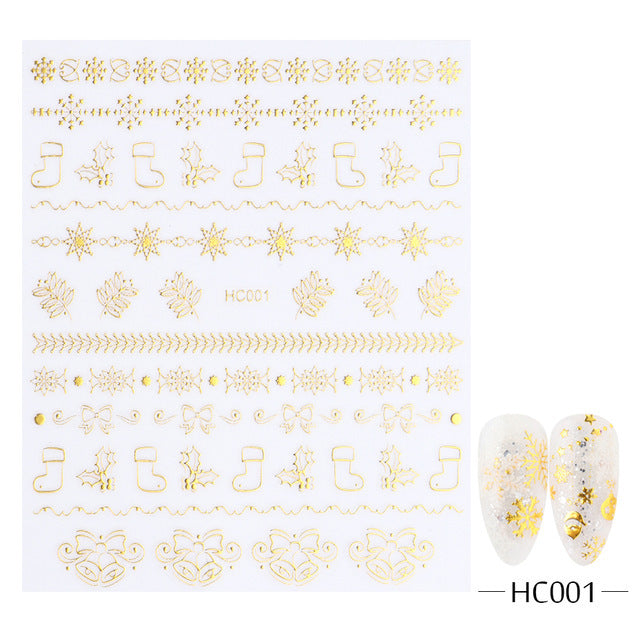 5D Nail Stickers  NSF016