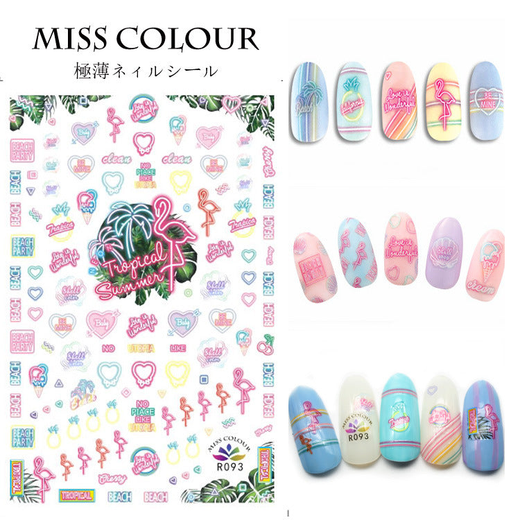 Miss Colour Nail Stickers MSS039