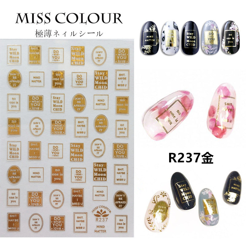 Miss Colour Nail Stickers MSS019