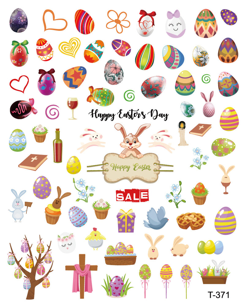 Easter Nail Stickers NSE014