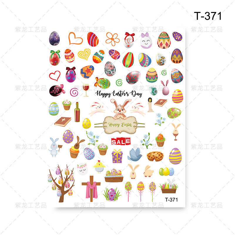 Easter Nail Stickers NSE025