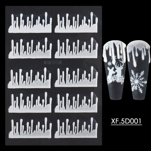 5D Nail Stickers  NSF012