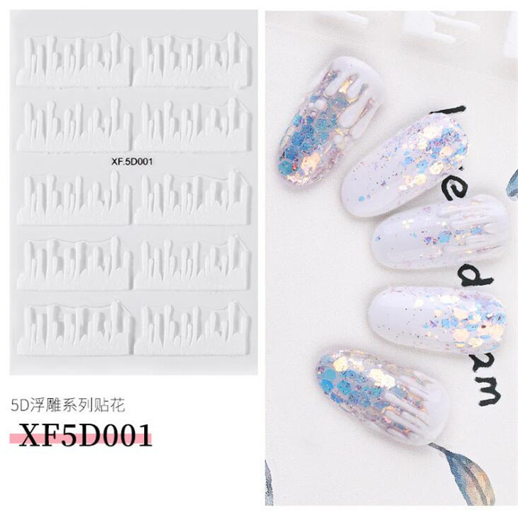 5D Nail Stickers  NSF001