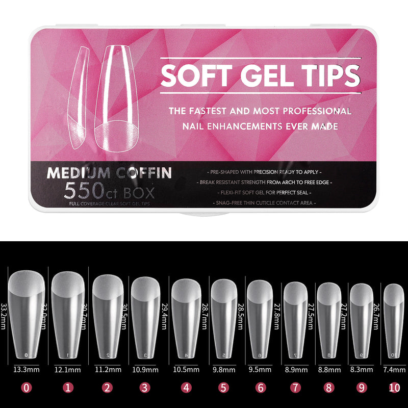 Soft Gel Nail Tips SGNT011