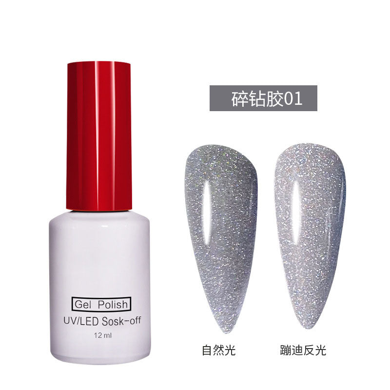 NGPF011 Laser Reflective Diamond Glue, Crystal Glue, Nail Glitter Glue Set