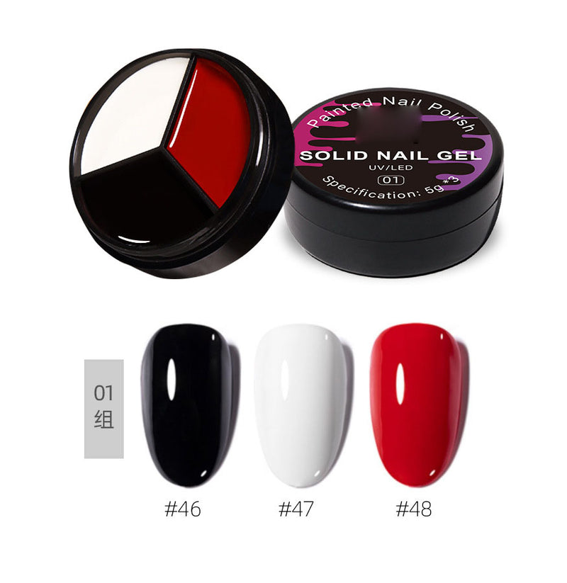 NGMB002 canned cream glue, solid glue, solid glue nail polish